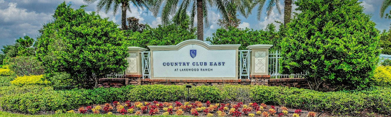Country Club East at Lakewood Ranch entrance monument